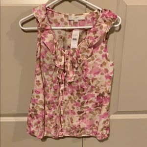 Loft sleeveless blouse